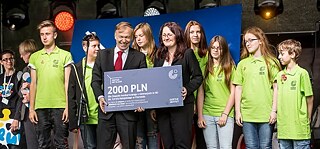 Wettbewerbsteam des Gimnazjum nr 60 im. Cyryla Ratajskiego in Poznań