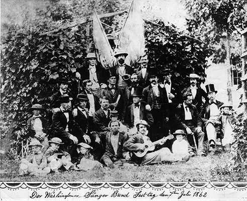 Der Washington Sänger Bund Festtag den 7ten Juli 1862