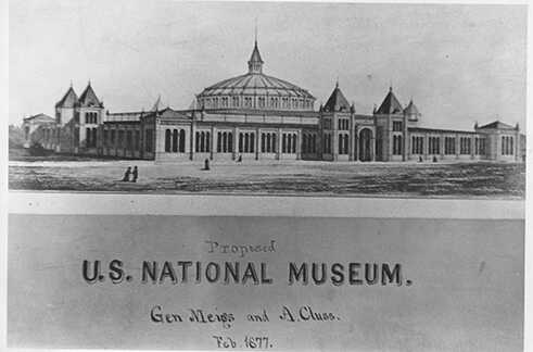 Proposal, U.S. National Museum, General Montgomery Meigs and Adolf Cluss, 1877