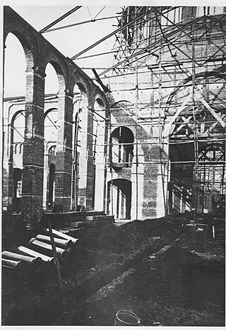 Interior construction of the National Museum