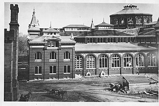 Aerial view of the National Museum, 1880