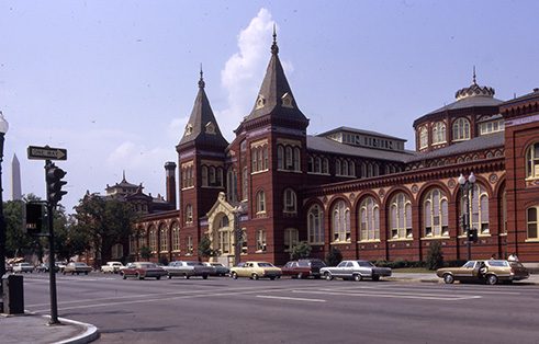 Interior of the Arts and Industries Building