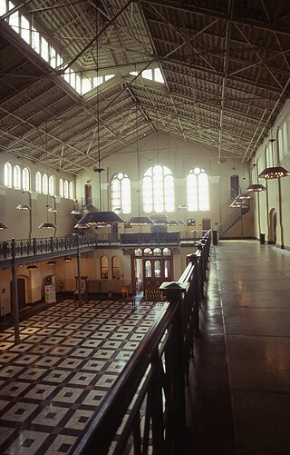 Interior of the Arts and Industries Building