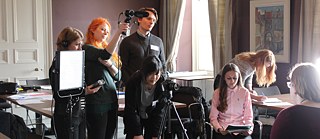 Film shoot 'Future of Europe'