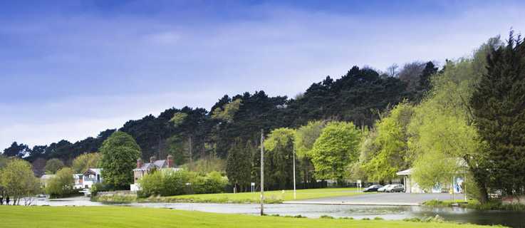 Location of the sound art installation in the Irish National War Memorial Gardens