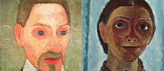 Paula Modersohn-Becker: Porträt Rainer Maria Rilke, 1906, Paula-Modersohn-Becker-Stiftung und Selbstporträt mit Kamelienzweig, 1907, Essen, Museum Folkwang