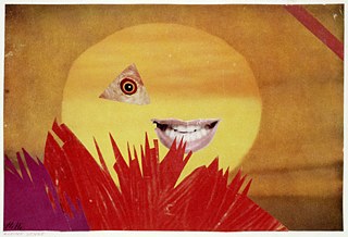 漢娜·霍克，《小太陽》，1969，拼貼畫