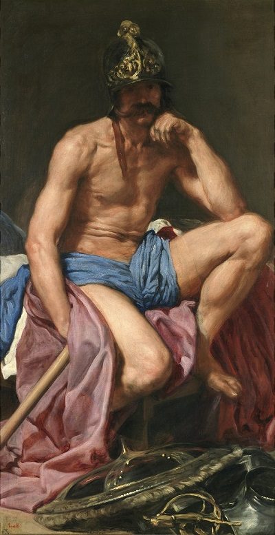 Imagen: Diego Velázquez: Marte, hacia 1641