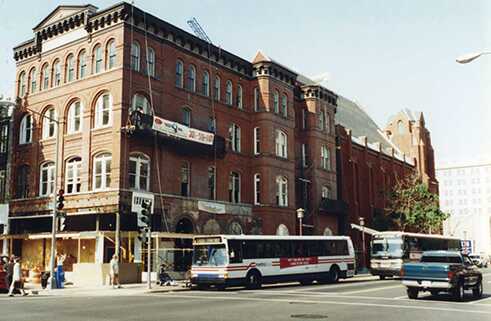 North Side of H Street Looking West from 7th Street NW, August 2000.	