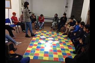 Convexo Schule leva crianças ao Vila Flores.