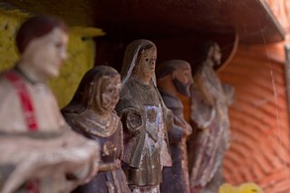 Peças do Acervo da Laje, que revelam trabalho de arqueologia urbana: resgate de fragmentos da história do lugar.