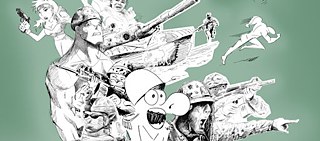 Affiche du Colloque « Guerres et bande dessinée »  (extrait)