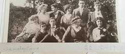 June 1913 in Sandycove, Dan third from the left in front row, Willie farthest right in the back row
