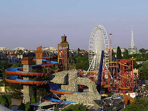 Prater: Wildalpenbahn, Vergnügungspark