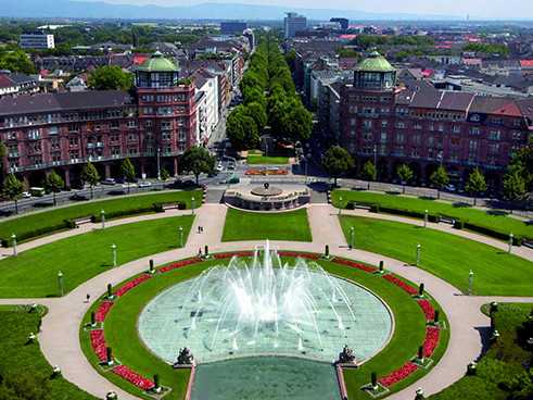 Wasserturm reservoir (a Mannheim landmark)