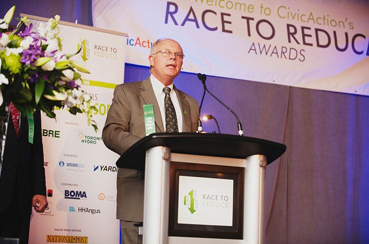  Roger Johnson bei der Preisverleihung der Race to Reduce 