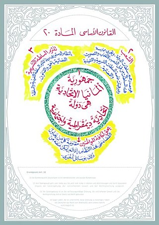 القانون الأساسي المادة ٢٠