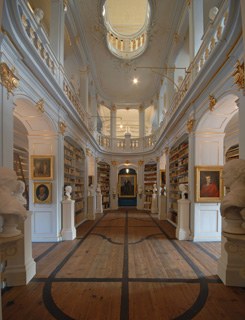 Rokokosaal in der Herzogin Anna Amalia Bibliothek in Weimar