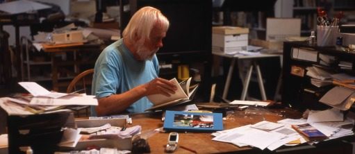 John Baldessari in his studio, Los Angeles, 6. Oktober 2004