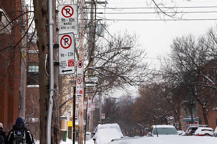 Parking in Montreal, Photo (CC BY-SA): Annik de Carufel