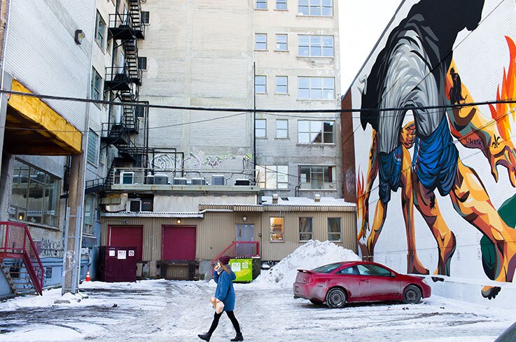 Parking in Montreal, Photo (CC BY-SA): Annik de Carufel