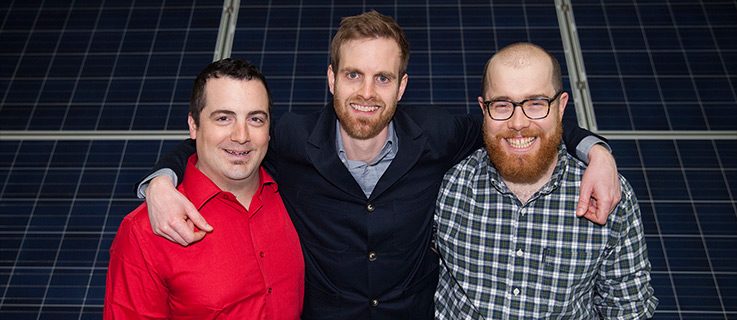 Joseph Bacsu, Lliam Hildebrand und Adam Cormier © Photo (Licence CC BY-SA): Iron & Earth