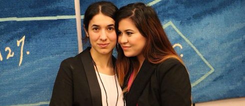 Nadia Murad und Rozin Hanjool