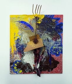 Michael Buthe | Landschaft (Spanische Energie) | 1985 | Courtesy Alexander and Bonin, New York | Foto: Jörg Lohse 