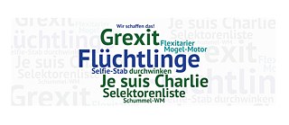 Tag Cloud from the ten words of the year 2015