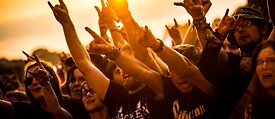 Heavy-Metal-Fans auf dem Wacken Open Air Festival 2015