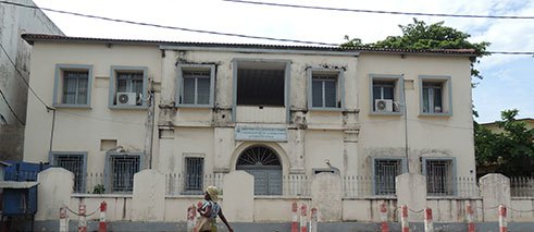 Le bâtiment de l’ancien service de la poste de Lomé à l’époque coloniale allemande