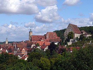 Schwäbisch Hall - Vista desde perspectiva este