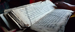 Undatierte Manuskripte im Kloster Erdene Zou