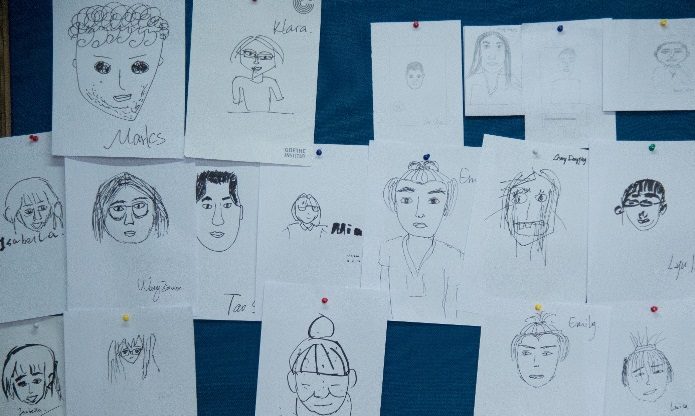 Portraitieren im Workshop 