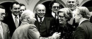 Regionalleiterkonferenz mit Walter Scheel und Klaus von Bismarck, 1978, Bonn