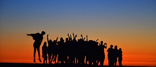 2016德国奖学金夏令营- 营地St.Peter-Ording结束留影 &copy; ©pasch-net 2016年PASCH学生在德国奖学金夏令营