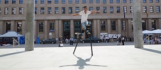 Tricks on stilts: A cultural program for refugees. 