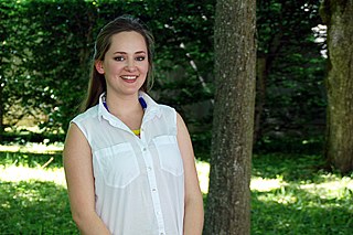 Kristine Bologa, 22, is studying to be a grammar school teacher and taught German in Uppsala, Sweden.