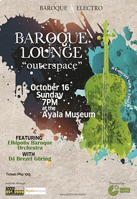 Poster Baroquelounge: Outerspace