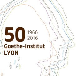 Logo nouveau 50 ans Goethe-Institut Lyon