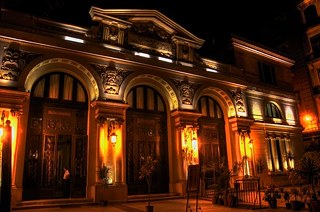 Fassade des Alexandria Opernhauses. Auch als Sayed Darwish Theater bekannt.