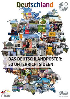 Deutschlandposter Goethe Institut Danemark