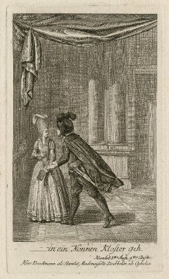 In ein nonnen kloster geh, Hamlet, Chodowiecki, Daniel, 1726-1801, printmaker (c) Creative Commons Attribution-ShareAlike 4.0 International License (CC BY-SA 4.0)