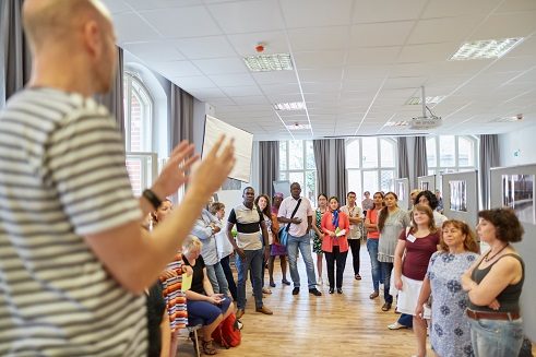 Prize-winners on the further training course 9