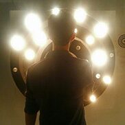 Lichtinstallation des Künstlers Mohamed Hossam