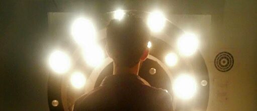 Lichtinstallation des Künstlers Mohamed Hossam