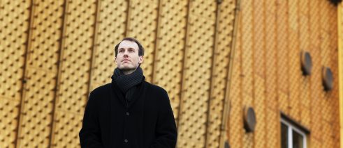 In front of the Philharmony