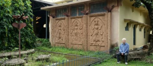 Martin Kämpchen in Kala Bhavan 