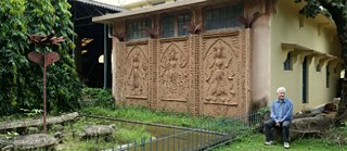 Martin Kämpchen in Kala Bhavan 