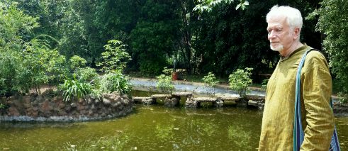 Martin Kämpchen in Rabindra Bhavan